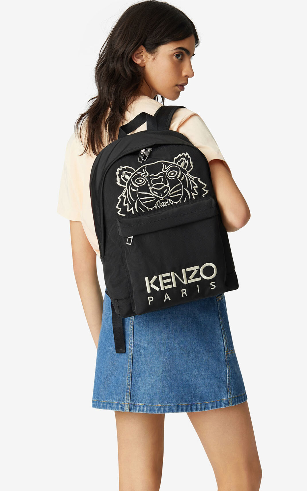 Kenzo Kampus Tiger Moška Nahrbtnik Črna SI-4304408